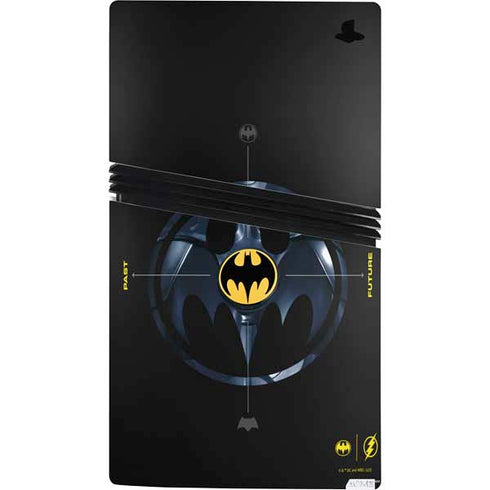 DC Comics The Flash Movie: Batman Multiverse Logos PS5 Pro Console Skin